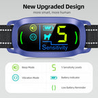 FAFAFROG Dog Bark Collar, Rechargeable Smart Collar, Anti Barking Training Collar with 5 Adjustable Sensitivity Beep Vibration, Bark Collar for Large Medium Small Dogs (Black) Gronata