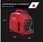 Honda EU1000i 1000 Watt Inverter Generator, Super Quiet 120V Gas Powered Portable Generator for Camping or Home Backup Power Supply, Up to 6.8 Hour Run Time (EU1000T1AN) Gronata