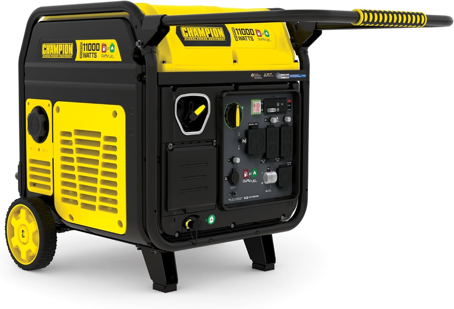 Champion Power Equipment 11,000-Watt Electric Start Dual Fuel Home Backup Portable Inverter Generator with Quiet Technology and Free 3-Year Warranty Gronata