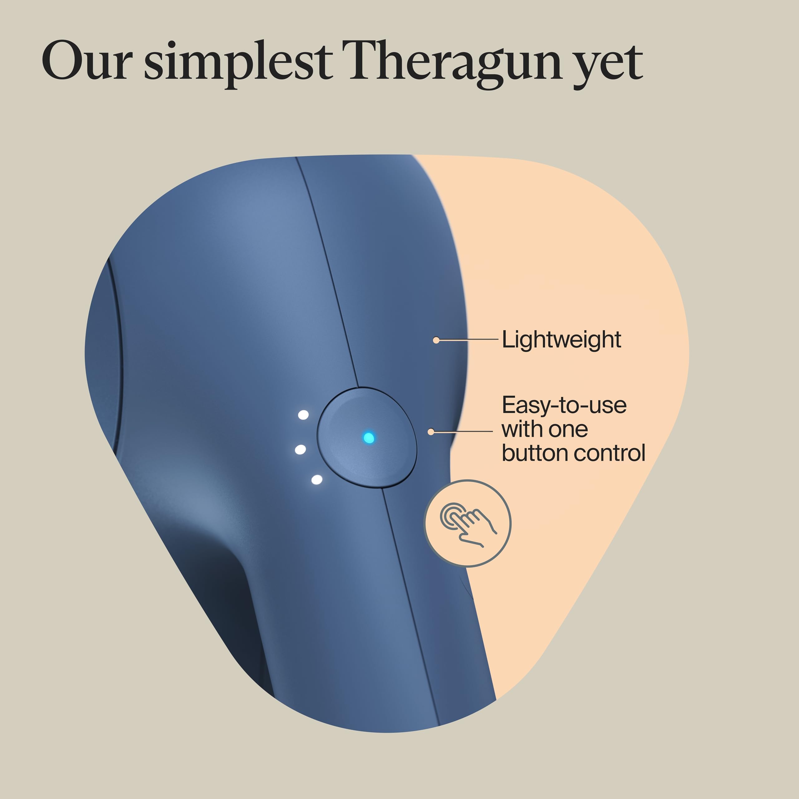 TheraGun Therabody Relief - Quiet Deep Tissue Therapy Massage Gun - Bluetooth Enabled, Electric Percussion Massage Gun & Personal Massager for Pain in The Neck, Back, Leg, Shoulder and Foot (Black) Gronata