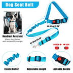 YXFDOYT No Pull Dog Harness Adjustable Collar & Leash Set - Dog Halter Harnesses Collapsible Bowls & Poop Bag Dispenser Muzzle ID Tags Toys Fits Small Medium Large Dogs (Pink-L) Gronata