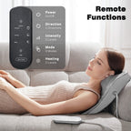 Boriwat Back Massager with Heat, 3D Kneading Massage Pillow for Back, Neck, Shoulder, Leg Pain Relief Deep Tissue, Gifts for Women Men Mom Dad Gronata