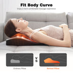 Boriwat Back Massager with Heat, 3D Kneading Massage Pillow for Back, Neck, Shoulder, Leg Pain Relief Deep Tissue, Gifts for Women Men Mom Dad Gronata