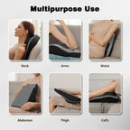 Boriwat Back Massager with Heat, 3D Kneading Massage Pillow for Back, Neck, Shoulder, Leg Pain Relief Deep Tissue, Gifts for Women Men Mom Dad Gronata