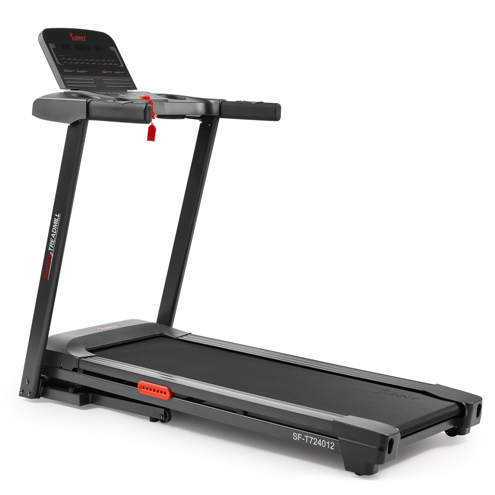 Sunny Health & Fitness Active 400 Smart Auto Incline Treadmill – Foldable Running Machine w/Bluetooth, Wi-Fi, 12% Incline, Shock Absorption & SunnyFit Fitness App - SF-T724012 Gronata