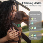 FAFAFROG Dog Bark Collar, Rechargeable Smart Collar, Anti Barking Training Collar with 5 Adjustable Sensitivity Beep Vibration, Bark Collar for Large Medium Small Dogs (Black) Gronata