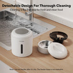 PETLIBRO Automatic Cat Feeder, 5G WiFi Automatic Dog Food Dispenser with Freshness Preservation, 5L Timed Pet Feeder with Low Food Sensor, Up to 10 Meals Per Day Gronata
