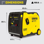 Champion Power Equipment 4500-Watt Wireless Remote Start Inverter Generator with Quiet Technology and Free 3-Year Warranty Gronata