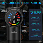 TOLOCO Massage Gun, Deep Tissue Back Massage for Athletes for Pain Relief, Percussion Massager with 10 Massages Heads & Silent Brushless Motor, Fathers Day Dad Gifts, Black Gronata