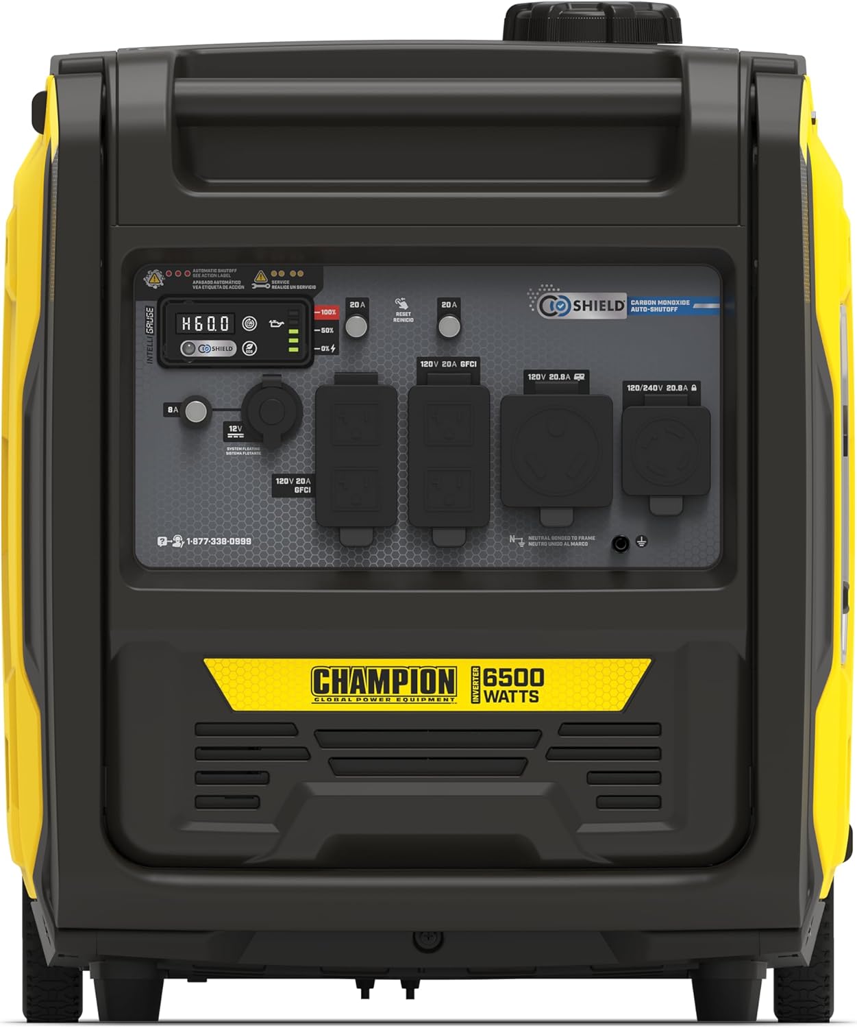 Champion Power Equipment 6500-Watt RV Ready Portable Inverter Generator with Quiet Technology and CO Shield Gronata