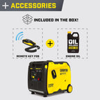Champion Power Equipment 4500-Watt Wireless Remote Start Inverter Generator with Quiet Technology and Free 3-Year Warranty Gronata