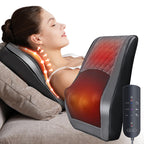 Boriwat Back Massager with Heat, 3D Kneading Massage Pillow for Back, Neck, Shoulder, Leg Pain Relief Deep Tissue, Gifts for Women Men Mom Dad Gronata