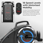 Sunny Health & Fitness Dual Function Smart Motorized Mini Bike Trainer, Under Desk Exercise Machine for Senior Training, Arm/Leg Cardio Cycle Workout, Free SunnyFit App Bluetooth Link-SF-B020029SMART Gronata