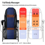 Ezencon Foldable Electric Massage Chair with Heat, Shiatsu, Kneading, Vibration, Full Body Relaxation, Adjustable Backrest & Neck Height,for Dad Mom Women Men Gronata