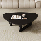 Mid Century Modern Coffee Table - Walnut Wooden Coffee Table for Living Room,Center Table Suitable for Bedroom Living Room Reception Office Tables (Walnut, Small 34.5 * 23.5 * 16in) Gronata
