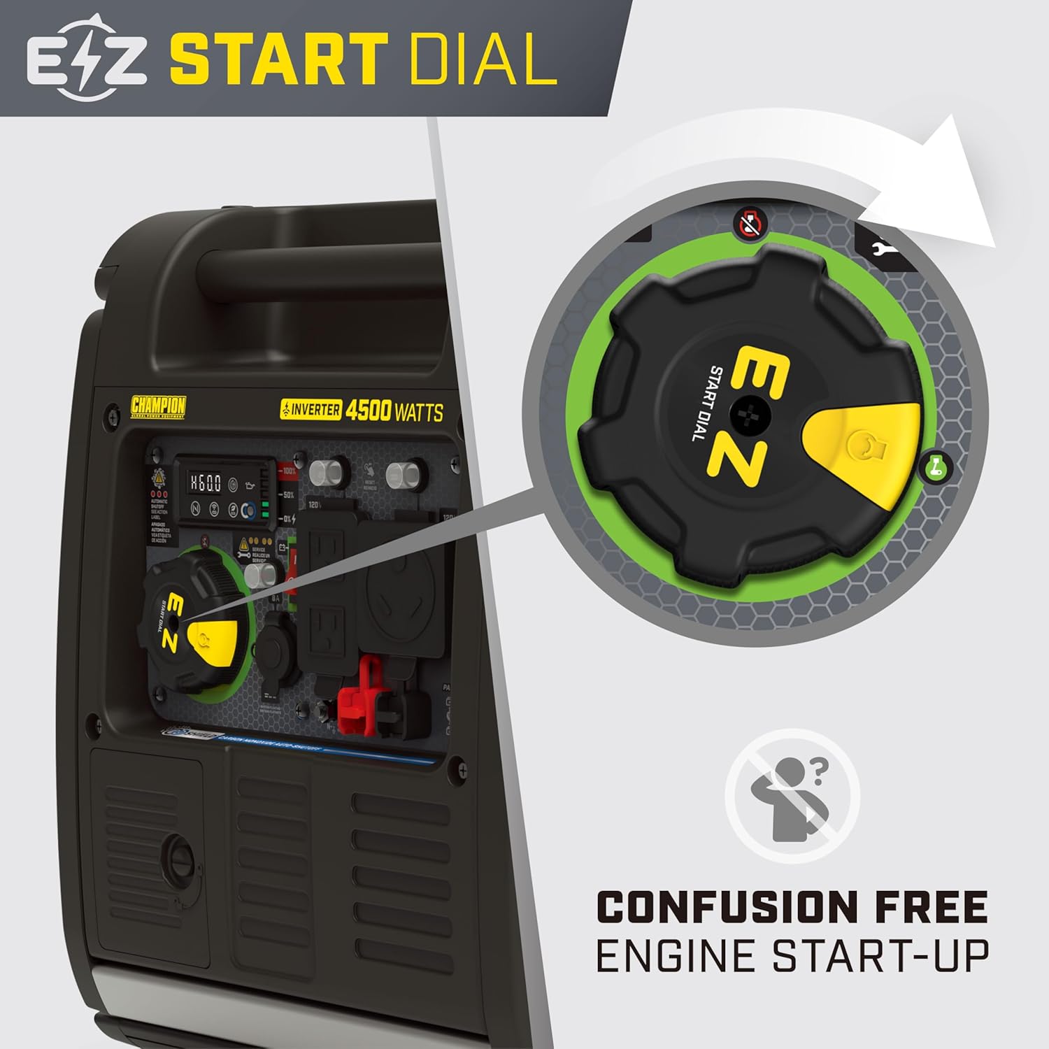 Champion Power Equipment 4500-Watt Wireless Remote Start Inverter Generator with Quiet Technology and Free 3-Year Warranty Gronata