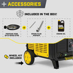 Champion Power Equipment 11,000-Watt Electric Start Dual Fuel Home Backup Portable Inverter Generator with Quiet Technology and Free 3-Year Warranty Gronata