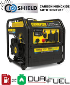 Champion Power Equipment 4,500-Watt Electric Start Dual Fuel RV Ready Portable Open Frame Inverter Generator with Quiet Technology and Free 3-Year Warranty Gronata