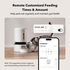 PETLIBRO Automatic Cat Feeder, 5G WiFi Automatic Dog Food Dispenser with Freshness Preservation, 5L Timed Pet Feeder with Low Food Sensor, Up to 10 Meals Per Day Gronata