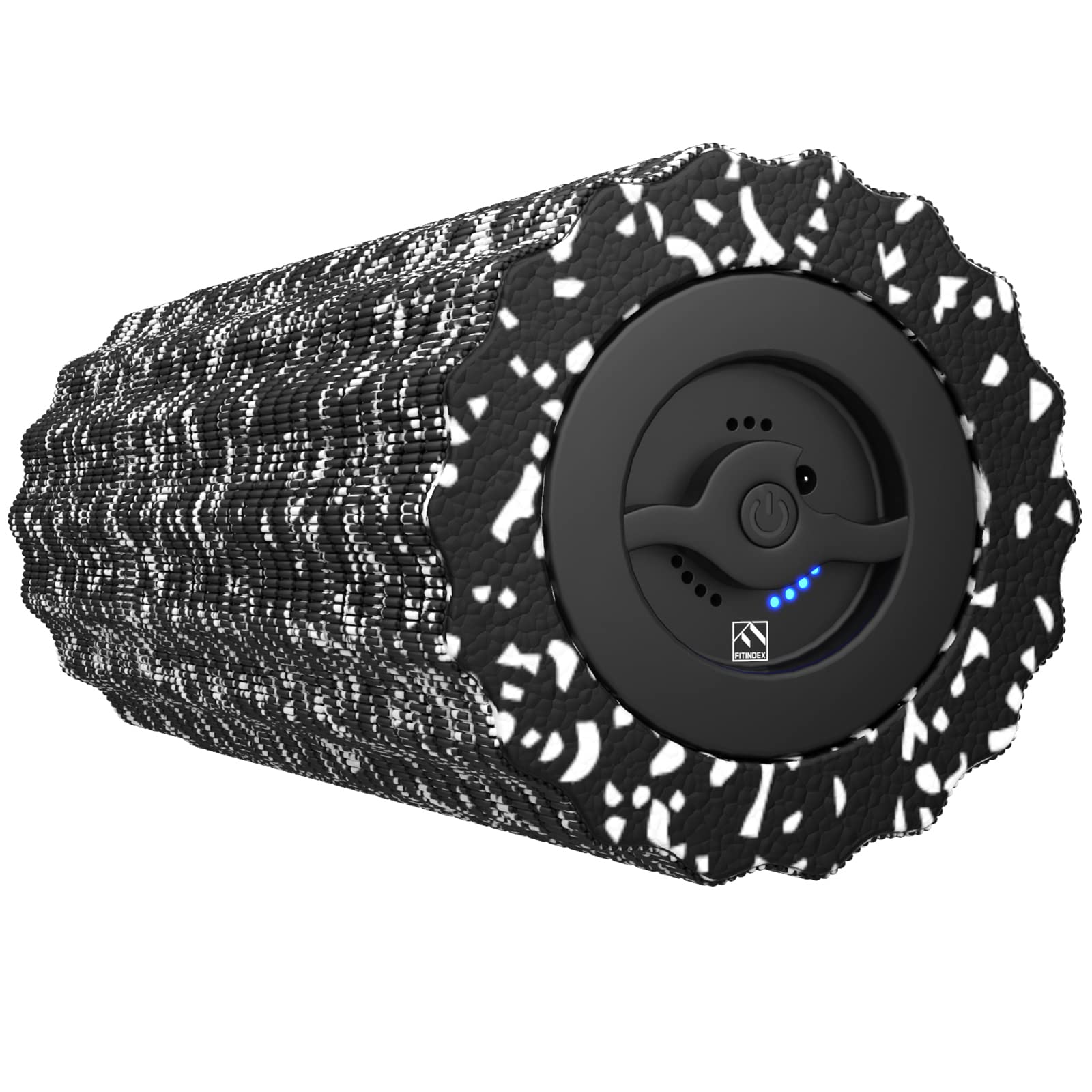 FITINDEX Vibrating Foam Roller for Back Pain, FSA&HSA Eligible, 5-Speed Muscle Massage, Exercise, Muscles Deep Tissue, Physical Therapy, Pilates, Yoga, Neck, Leg, Rechargeable, Travel Portable, Gray Gronata
