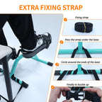 RYGEO Pedal Exerciser Mini Exercise Bike for Leg and Arm Recovery Exercise Lightweight and Portable Floor Bike(Silver) Gronata