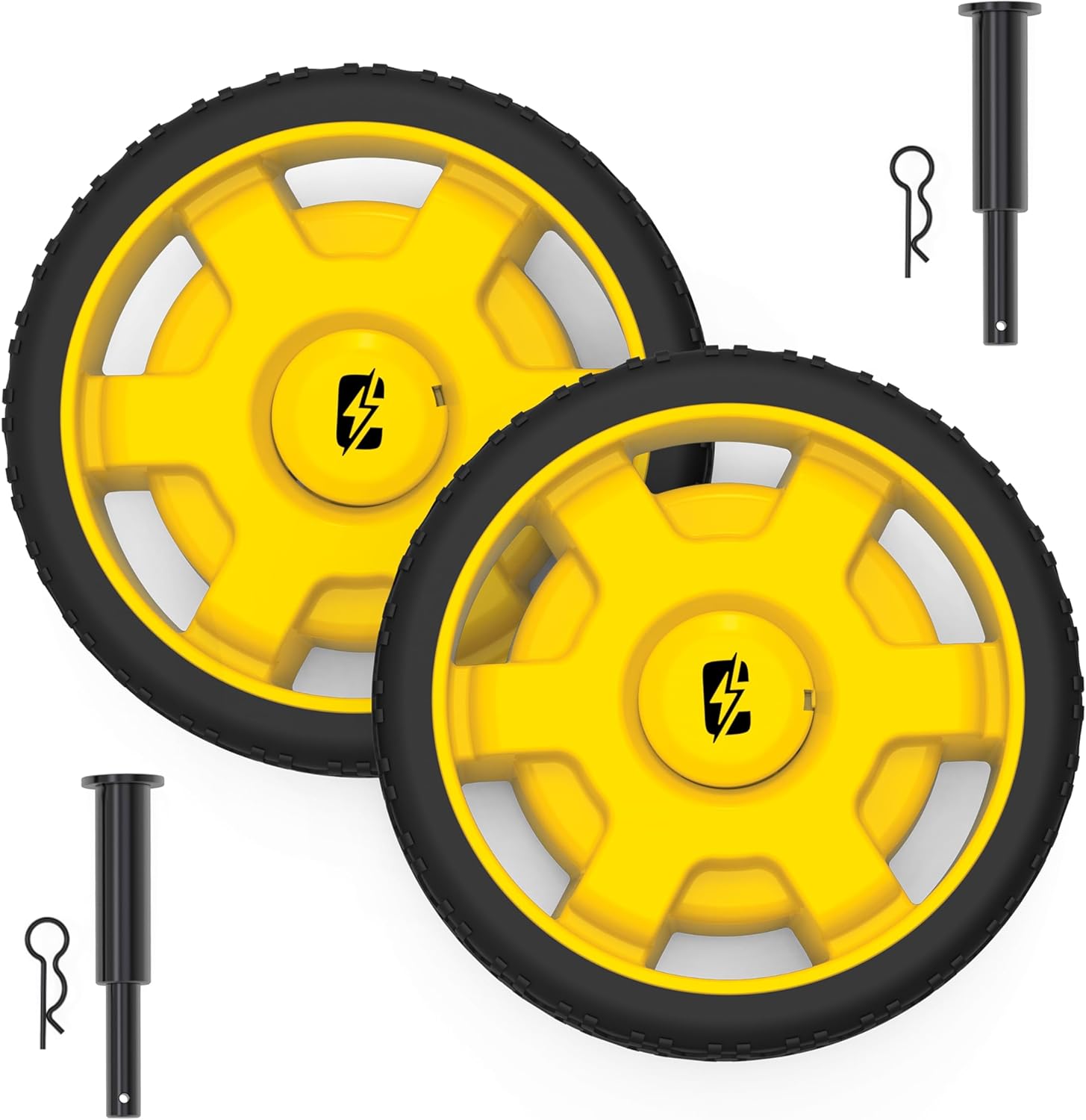 Champion Power Equipment 40065 Wheel Kit with Folding Handle and Never Flat Tires, for 2800-4750-Watt Generators, Black Gronata