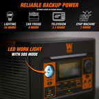 WEN 300-Watt 269Wh Lithium-Ion Power Station and Battery-Powered Inverter Generator (PP300i) Gronata