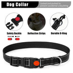YXFDOYT No Pull Dog Harness Adjustable Collar & Leash Set - Dog Halter Harnesses Collapsible Bowls & Poop Bag Dispenser Muzzle ID Tags Toys Fits Small Medium Large Dogs (Pink-L) Gronata