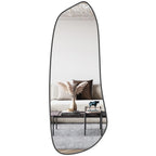 WallBeyond Asymmetrical Mirror, Irregular Mirror Full Length, Boho Wall Mirrors Decorative for Bedroom Living Room Entryway Hall, Mid Century Modern Decor 48" H x 22" W Gronata