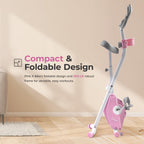 Sunny Health & Fitness Foldable Magnetic Stationary Exercise X-Bike Pro, 300 LB Capacity, Low-Impact, 14-Level Resistance, Ergonomic Support, SunnyFit App Enhanced Connectivity - SF-B223012 Gronata