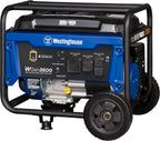 Westinghouse WGen3600 Portable Generator, 4650 Peak Watts & 3600 Rated Watts, RV Ready 30A Outlet, Wheel & Handle Kit, Gas Powered Gronata