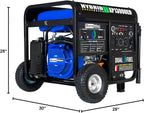 DuroMax XP13000EH 13,000-Watt Dual Fuel Portable Generator - Gas & Propane, Electric Start, Whole Home Backup Power, Transfer Switch Ready, RV & Emergency Ready Gronata