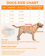 LISPOO Weighted Dog Vest and Collar Set with 4 Removable 0.88 lb Weight Blocks, No Sand Filling, Training Gear for Medium and Large Dogs, Walking, Conditioning, Muscle Building, M Gronata