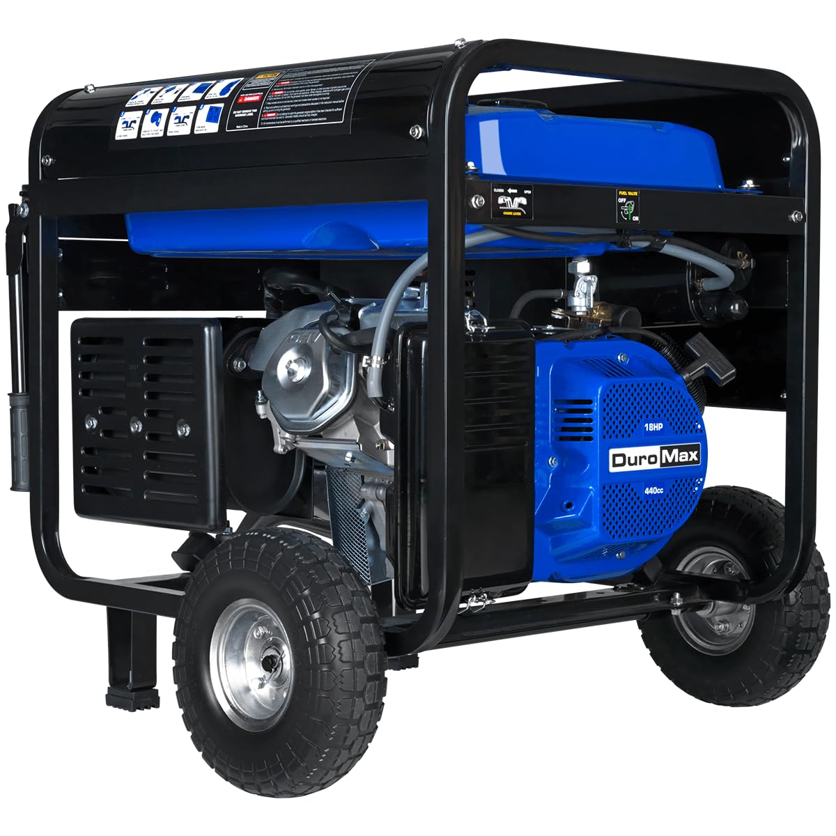 DuroMax XP5500EH 5,500-Watt Dual Fuel Portable Generator - Gas & Propane, Electric Start, RV & Emergency Ready Gronata