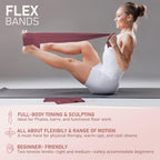 PhysKcal Pilates Ring Set, Magic Ring with 1x Core Ball, 3X Resistant Loop and 2X Flex Band, Pilates on Mat Essential Kit (Nude) Gronata