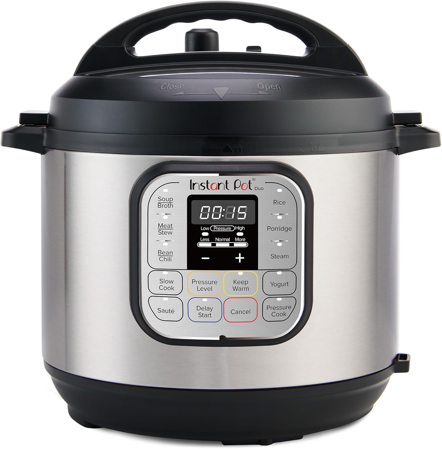 Instant Pot Duo 7-in-1 Electric Pressure Cooker, Slow Cooker, Rice, Steamer, Sauté, Yogurt Maker, Warmer & Sterilizer, Includes App With Over 800 Recipes, Stainless Steel, 6 Quart Gronata