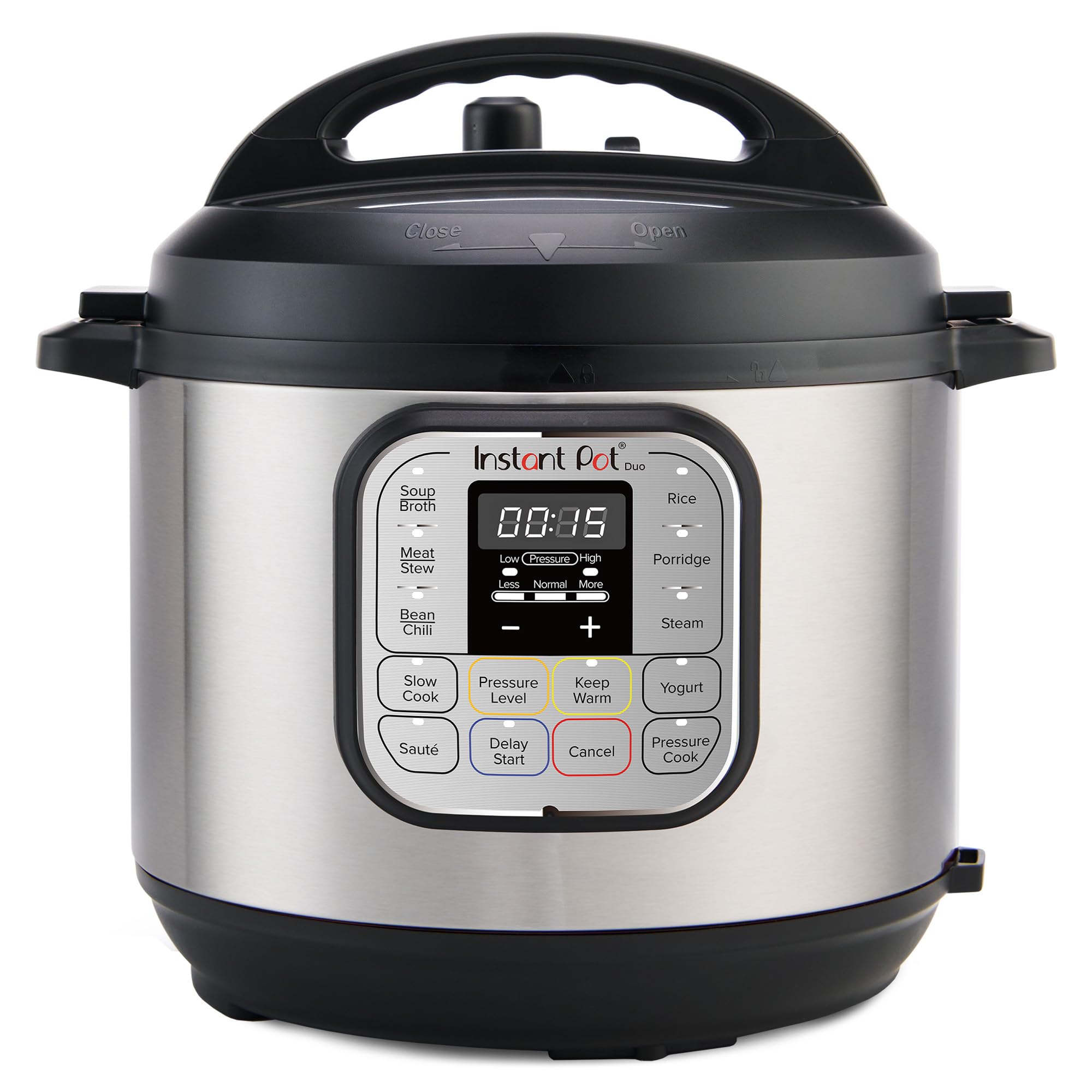 Instant Pot Duo 7-in-1 Electric Pressure Cooker, Slow Cooker, Rice, Steamer, Sauté, Yogurt Maker, Warmer & Sterilizer, Includes App With Over 800 Recipes, Stainless Steel, 6 Quart Gronata
