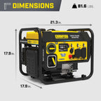 Champion Power Equipment 5500-Watt RV Ready Portable Open Frame Inverter Generator with Quiet Technology and Free 3-Year Warranty, CARB Compliant Gronata