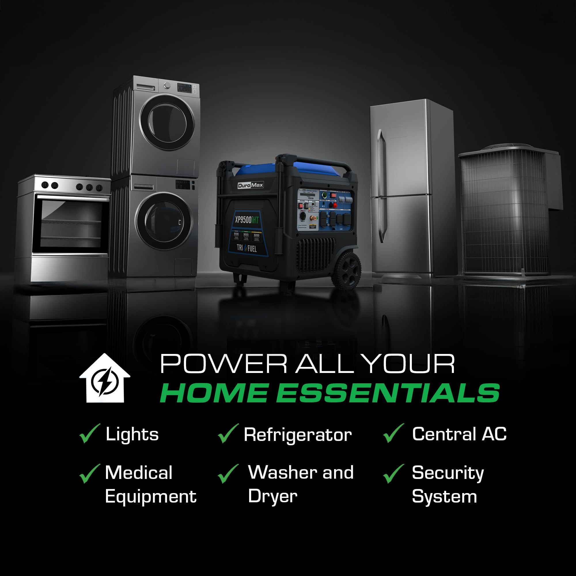 DuroMax XP4500iH 4,500-Watt Dual Fuel Portable Digital Inverter Generator - Gas & Propane, Remote Electric Start, RV & Emergency Ready Gronata