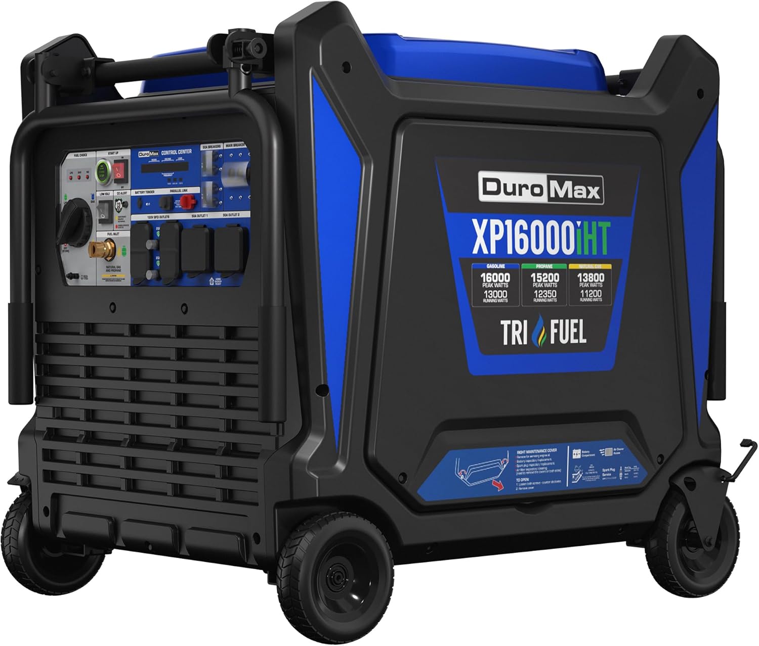 DuroMax XP4500iH 4,500-Watt Dual Fuel Portable Digital Inverter Generator - Gas & Propane, Remote Electric Start, RV & Emergency Ready Gronata