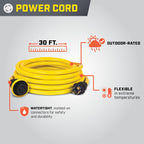 Champion Power Equipment 30-Amp Indoor-Rated Manual Transfer Switch with 25-Foot Generator Power Cord and Weather-Resistant Power Inlet Box Gronata