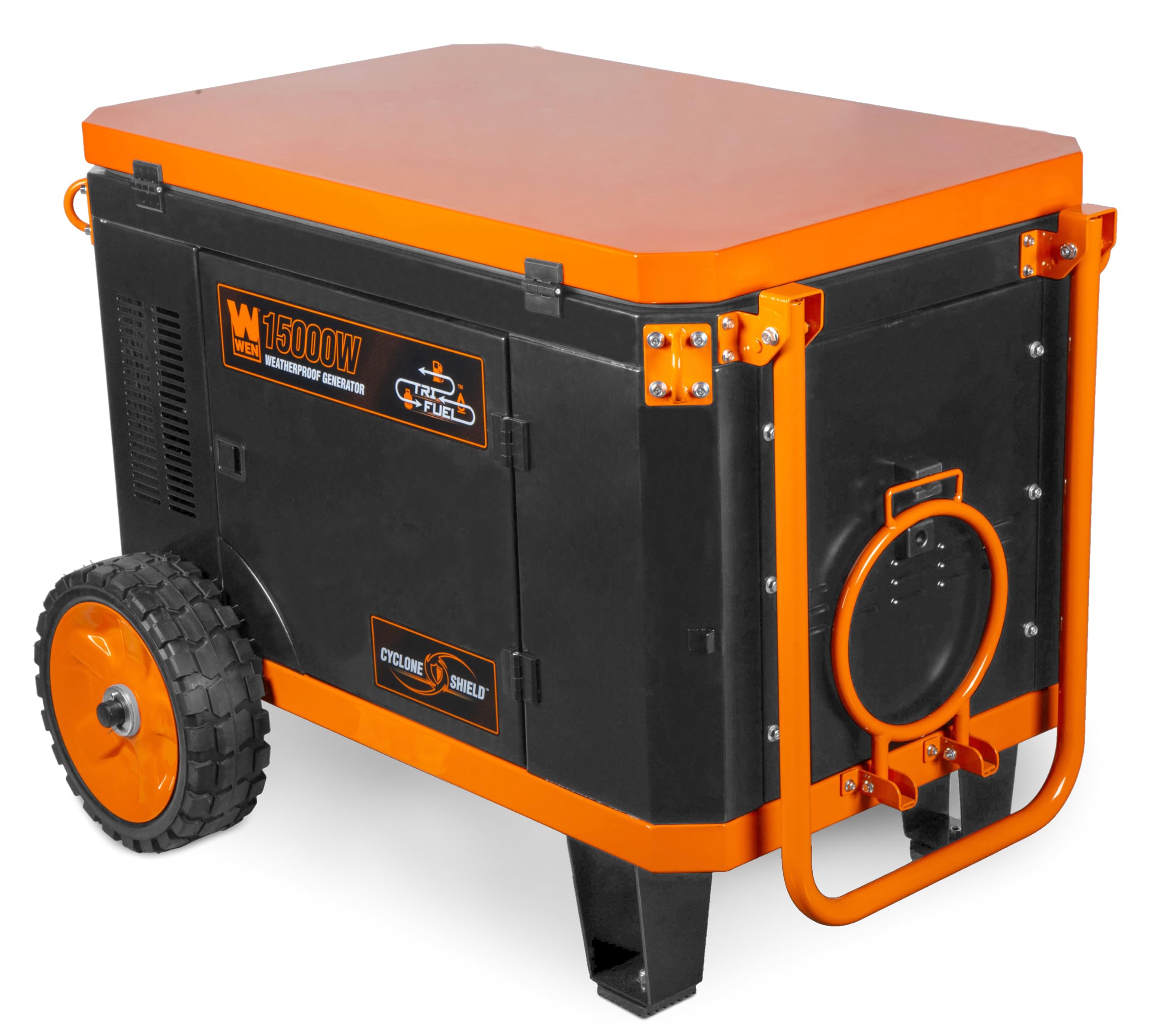 WEN 11,000-Watt 120V/240V Dual Fuel Portable Generator with Wheel Kit and Electric Start (DF1100T) Gronata