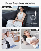Boriwat Back Massager with Heat, 3D Kneading Massage Pillow for Back, Neck, Shoulder, Leg Pain Relief Deep Tissue, Gifts for Women Men Mom Dad Gronata