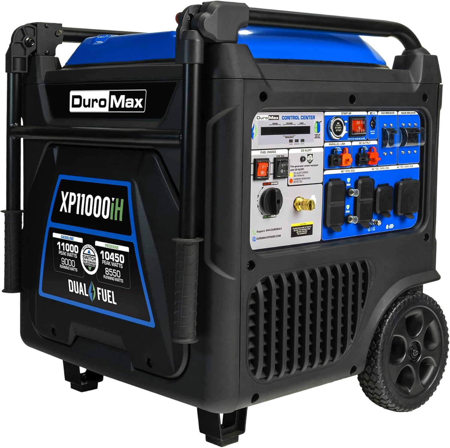 DuroMax XP4500iH 4,500-Watt Dual Fuel Portable Digital Inverter Generator - Gas & Propane, Remote Electric Start, RV & Emergency Ready Gronata