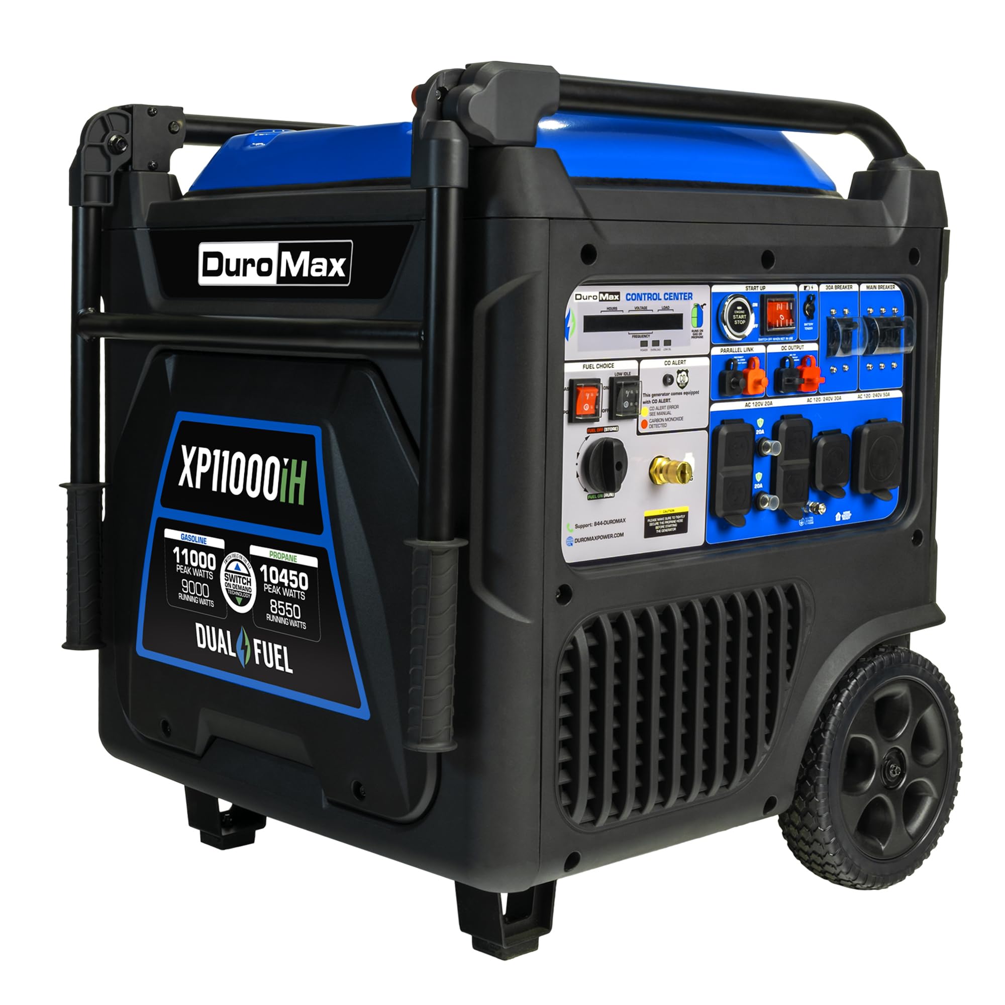 DuroMax XP16000iH 16,000-Watt Dual Fuel Portable Digital Inverter Generator - Gas & Propane, Remote Electric Start, Whole Home Power Backup, Transfer Switch Ready, RV & Emergency Ready Gronata