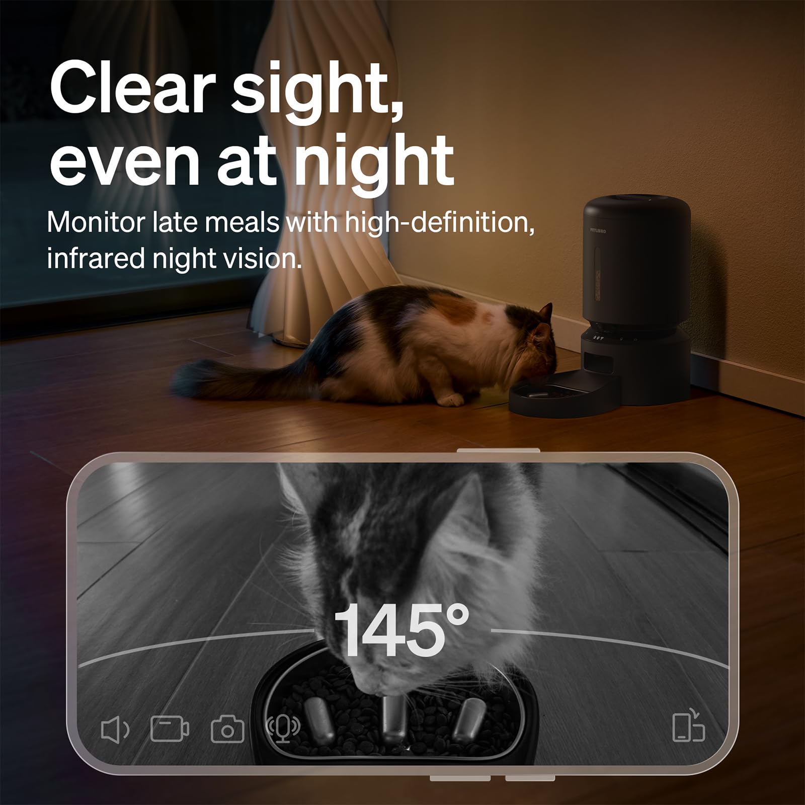 PETLIBRO Automatic Cat Feeder, 5G WiFi Automatic Dog Food Dispenser with Freshness Preservation, 5L Timed Pet Feeder with Low Food Sensor, Up to 10 Meals Per Day Gronata