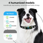 FAFAFROG Dog Bark Collar, Rechargeable Smart Collar, Anti Barking Training Collar with 5 Adjustable Sensitivity Beep Vibration, Bark Collar for Large Medium Small Dogs (Black) Gronata