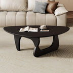 Mid Century Modern Coffee Table - Walnut Wooden Coffee Table for Living Room,Center Table Suitable for Bedroom Living Room Reception Office Tables (Walnut, Small 34.5 * 23.5 * 16in) Gronata