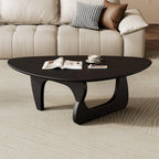 Mid Century Modern Coffee Table - Walnut Wooden Coffee Table for Living Room,Center Table Suitable for Bedroom Living Room Reception Office Tables (Walnut, Small 34.5 * 23.5 * 16in) Gronata