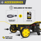 Champion Power Equipment 4750-Watt Electric Start Dual Fuel RV Ready Portable Generator with Free 3-Year Warranty, CARB Compliant Gronata